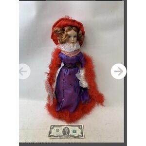 Heritage Signature Collection Raquel Porcelain Doll 18" Victorian Dress